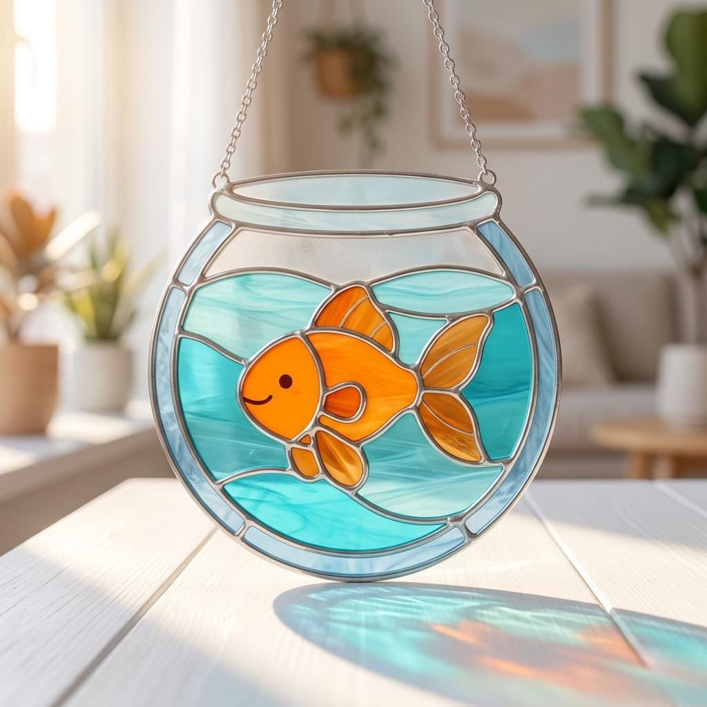 Goldfisch im glas - Etsy.de
