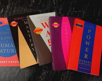 Robert Greene 5 Book Paperback Set – Concise Personal Development Books