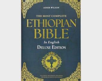 Asher Wilson Ethiopian Bible | Deluxe Red Letter Edition, Study Worship Faith