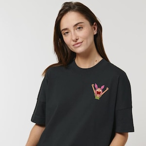 T-shirt Bob&#39;s Burgers | Duo Louise et Bob Belcher | Vêtements pour fans d&#39;émissions de télévision animées | T-shirts Bob Burgers | Cadeaux pour la famille Belcher