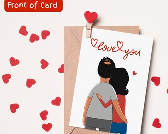 Personalized Bob's Burgers Valentine's Day Card: Handmade Belcher Family Love