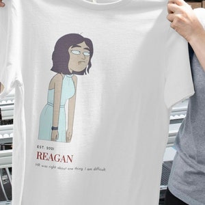 Personalised Inside Job Tshirt |Inside Job Raegan Tshirt | Custom Gift for Friend |Reagan Gigi Andre Magic Myc |Inside Job Cartoon Netflix