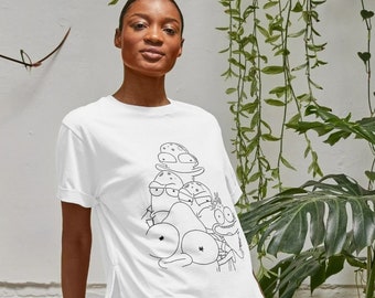 T-shirt femme dessin animé Solar Opposites | T-shirt graphique Solar Opposites Hulu | Korvo Pupa Terry Yummulack Jesse | Opuestos Solares