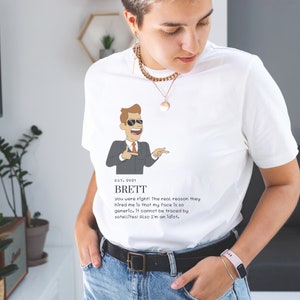 Personalised Inside Job Tshirt |Inside Job Brett Tshirt |Custom Gift for Friend |Reagan Gigi Andre Brett Magic Myc |Inside Job Netflix
