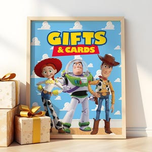 Toy Story party sign gifts and cards, It's a boy story party sign, Toy Story party signage Printable, INSTANT DOWNLOAD 0016 0040