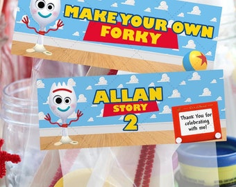 Toy Story Forky Taschenaufkleber, Toy Story Forky Taschenaufkleber, Spielzeug Geschichte Forky Taschenaufkleber, NUR DIGITALE DATEI 0016