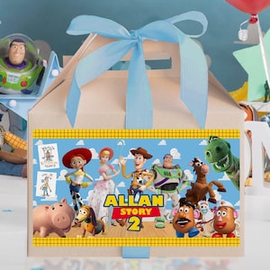 Toy Story Gable Box Label, Toy Story Treat Box Label, Toy Story Treat Box Party Favors 0016