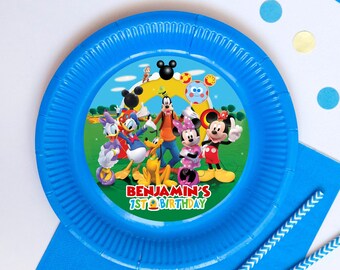 Mouse Clubhouse Charger Plate Insert, Mouse Clubhouse Plate Insert, Mouse Clubhouse Charger Insert, DIGITAL FILE ONLY 0006