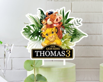 Lion King Cake Topper, Lion King Centerpiece, Lion King Printable Topper, Lion King, DIGITAL FILE ONLY 0011