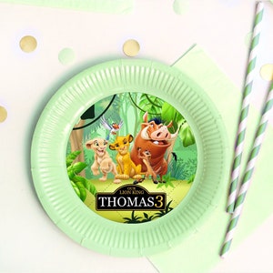Lion King Circle, Lion King Charger Plate Insert, Lion King Plate Insert, Lion King Charger Insert, DIGITAL FILE ONLY 0011