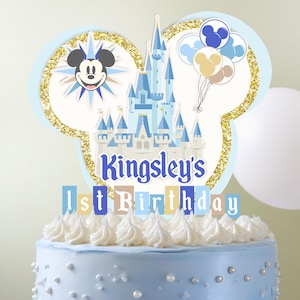 Dinseyland Cake Topper, Happiest Birthday Cake Topper, Magical Party Cake Topper, Babyland Cake Topper, 0037