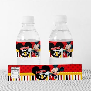 Mouse Bottle Wrapper, Mouse Bottle Label, Mouse Bottle Wrapper Printable, DIGITAL FILE ONLY 0002