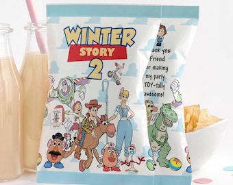 Toy Story Chip Bag, Toy Story Chip Bag Label, Toy Story Chip, DIGITAL FILE ONLY 0009