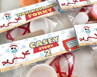Toy Story make your own forky, Toy Story Forky, Toy Story Forky Bag Labels, Toy Story Forky Bag Labels, DIGITAL FILE ONLY 0009