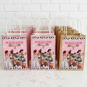 Label Toy Story Girl-traktatietas, weggeeflabel, alleen digitaal bestand, 0033