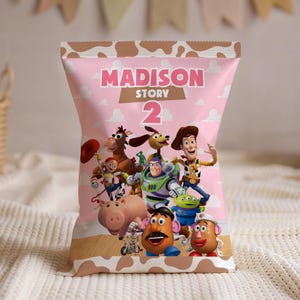Toy Story Girl Chip Bag Label, Birthday Party (Digital File) 0033