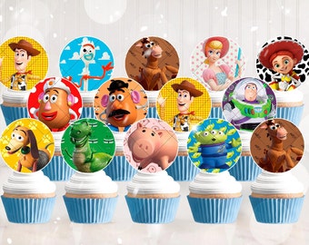 Toy Story Cupcake Topper, Toy Story Printable Cupcake Topper, Toy Story giveaways label, Toy Story, INSTANT DOWNLOAD 0016