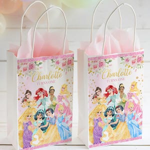 Etichetta per sacchetto regalo principessa, etichetta per sacchetto di carta principessa, etichetta per omaggio principessa, principessa, SOLO FILE DIGITALE 0024
