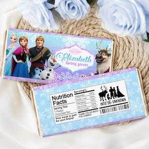 Etiqueta para barra de chocolate congelado, envoltorio para barra de chocolate congelado, envoltorio imprimible para barra de chocolate, SOLO ARCHIVO DIGITAL 0013