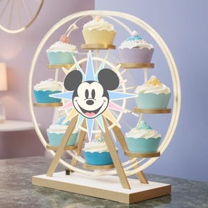 Printable Mickey&#39;s Fun Wheel Label, Mickey Birthday, Disneyland Party Decoration,  Mickey&#39;s Fun Wheel cupcake, DIGITALFILE 0015 0037