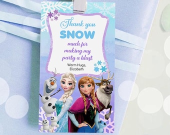 アナと雪の女王 サンキュータグ、アナと雪の女王 サンキュータグ ラベル、アナと雪の女王 サンキュータグ テンプレート、アナと雪の女王 景品ラベル、0013