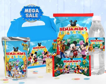 Mouse Clubhouse Party Package, Mouse Clubhouse Birthday Printables, Mouse Clubhouse Party Kit, DIGITAL FILE ONLY - 0006