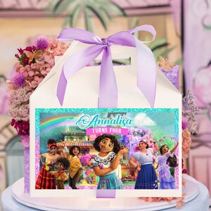 Encanto Gable Box Label Printable, Encanto Gable Box, Encanto Treat Box, DIGITAL FILE ONLY 0026