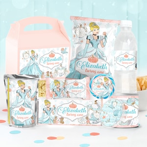 Cinderella Party Package, Cinderella Birthday Printables, Cinderella Party Kit, DIGITAL FILE ONLY - 0020