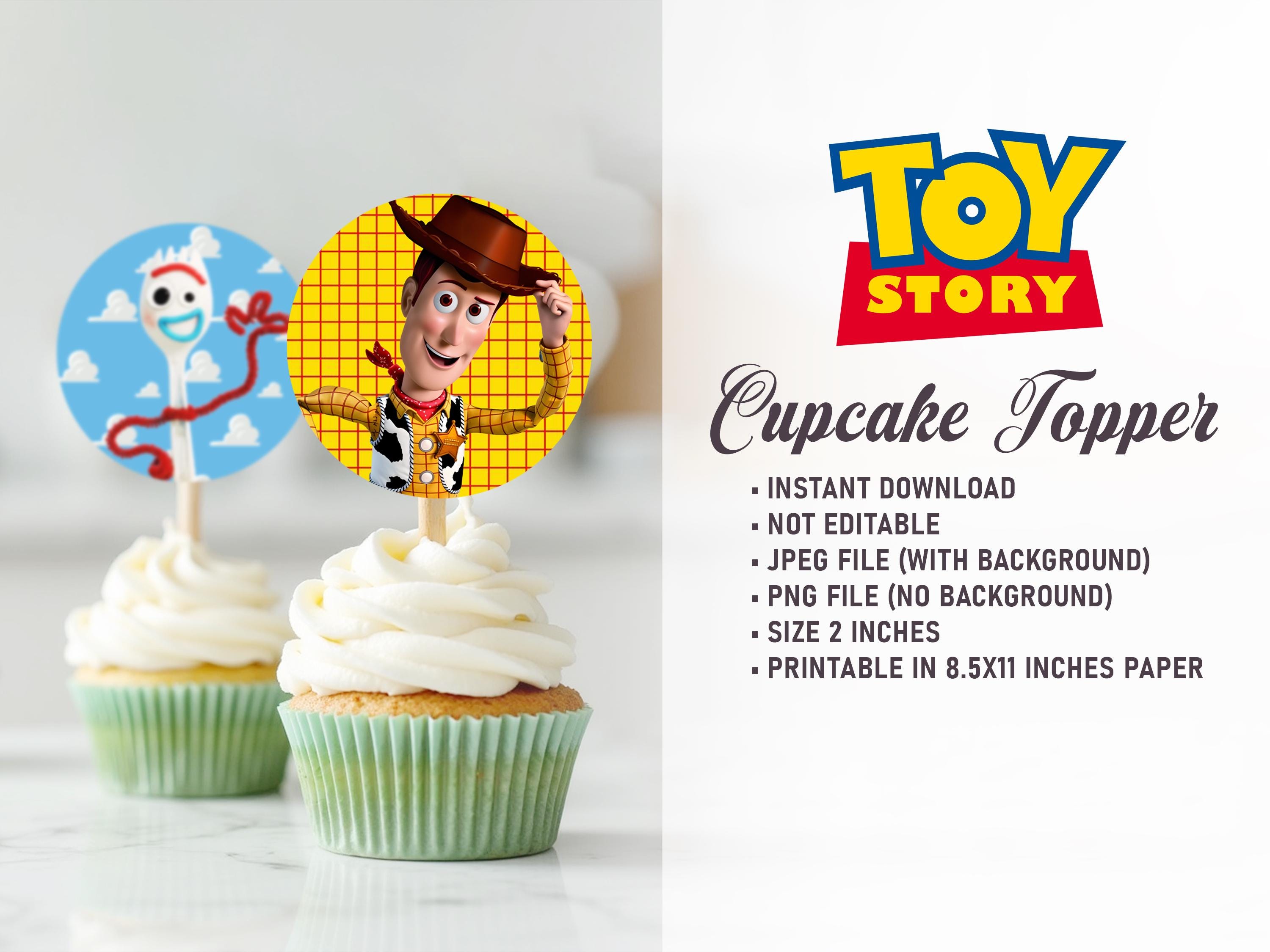 7 Pièces Toppers Gâteau Figurines Miniatures - Décorations Anniversaire Enfants Cupcakes - Set Thème Dessin Animé
