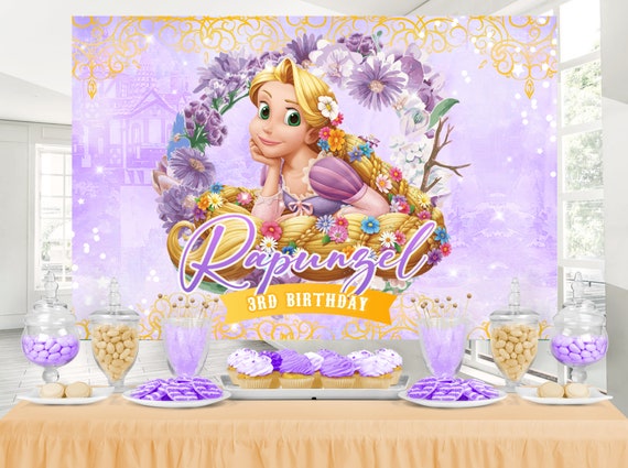 Rapunzel Birthday, Rapunzel Party, Rapunzel Decor, Rapunzel Banner, Tangled  Birthday, Tangled Party, Tangled Decor 
