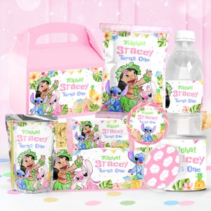 Stich Party Package, Stich Birthday Printables,  Stich Party Kit, DIGITAL FILE ONLY 0007