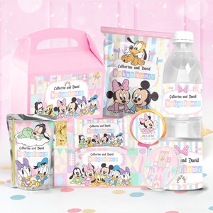 Babyland party favors, Babyland editable party favors, Minnie baby showe, Babyland, Baby land baby shower, DIGITAL FILE ONLY 0044