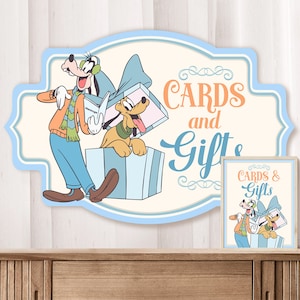 Happiest Birthday Signage, Magical Party Sign, Theme Park Signage, Minnie Party Signage, Gift station signage, 0015