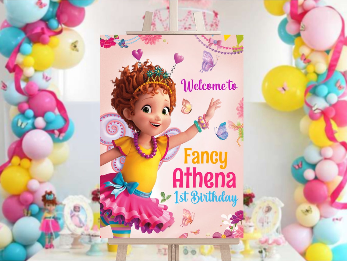 Fancy Nancy Welcome Sign, Printable Signage Only, 0017 - Etsy