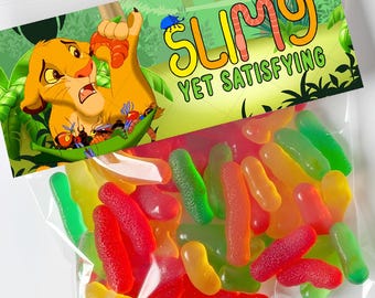 Lion King Candy Bag, Lion king Candy Bag Labels, Lion king Candy Bag Topper, DIGITAL FILE ONLY 0011