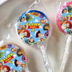 Toy Story Lollipop Label, Toy Story Kreis Label, Toy Story Lollipop Label Printable, Toy Story, NUR DIGITALE DATEI 0016