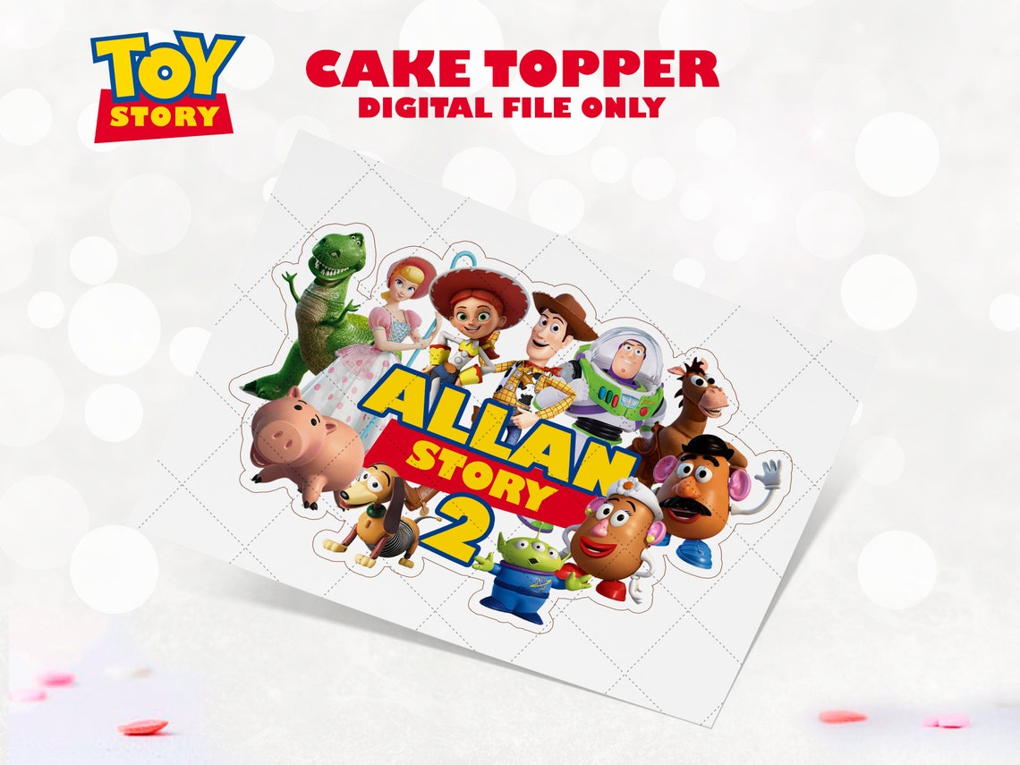 Toy Story Cake Topper Toy Story Birthday Cake Topper Toy Etsy Australia