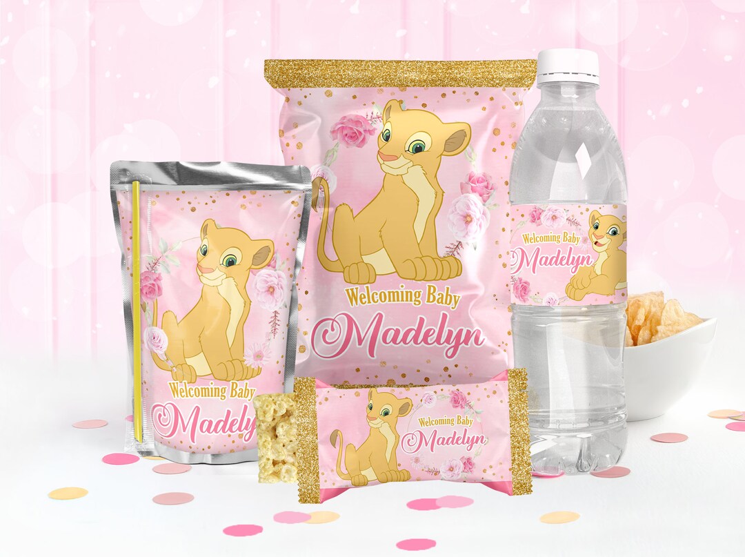 Lion King Nala Baby Shower, Lion King Nala Birthday Printables, Lion