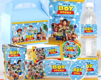 Es un paquete de fiesta de historia de niño, paquete de fiesta de cumpleaños de Toy Story, imprimibles de cumpleaños de Toy Story, kit de fiesta de Toy Story, ARCHIVO DIGITAL SOLAMENTE 0040