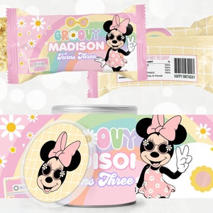 Mini Mouse Two Groovy Mouse Groovy Party Package, Mouse Groovy Birthday Printables, Mouse ...