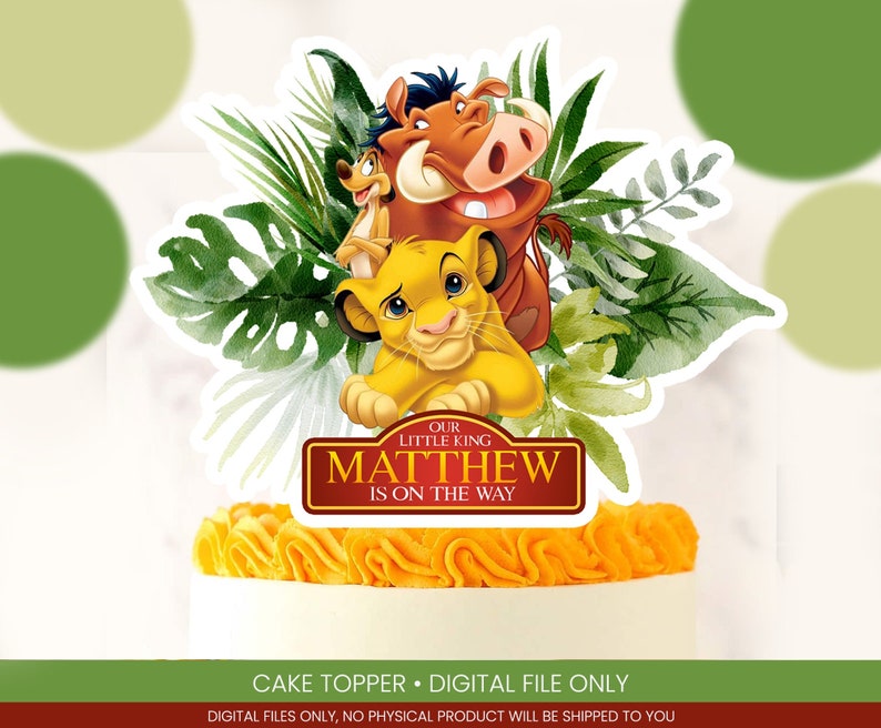 Lion King Cake Topper Lion King Centerpiece Lion King Etsy Australia