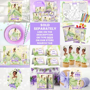Princess Tiana Cake Topper, Princess Tiana Cake Topper Printable ...