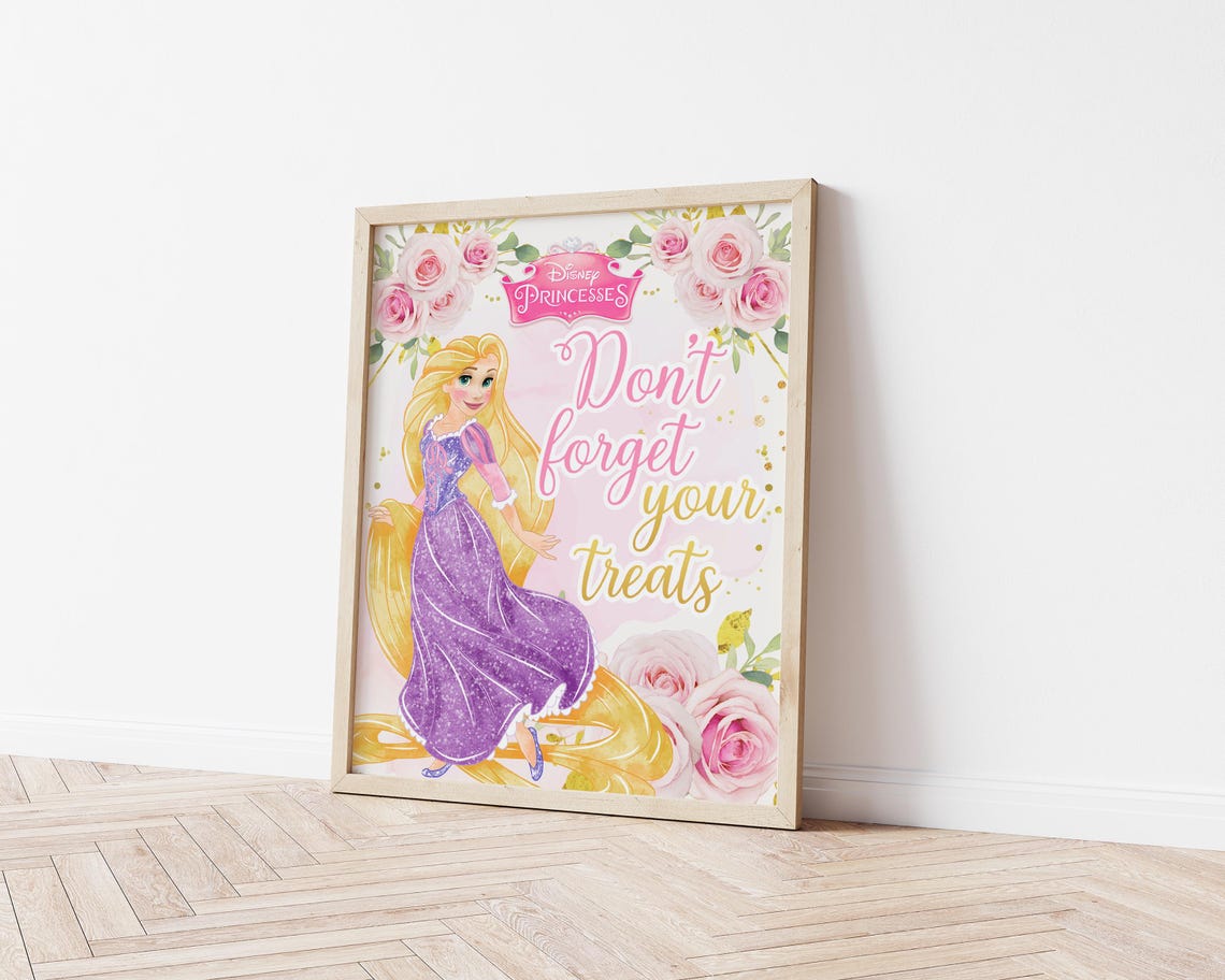 Princess Signage, Princess Party Signs, Princess Party Signage ...