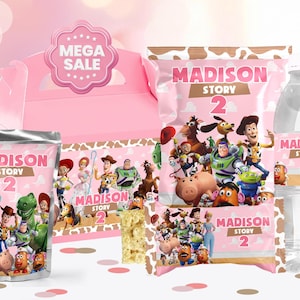 Toy Story Birthday Party Favors Kit, Girl Theme (Digital File) 0033