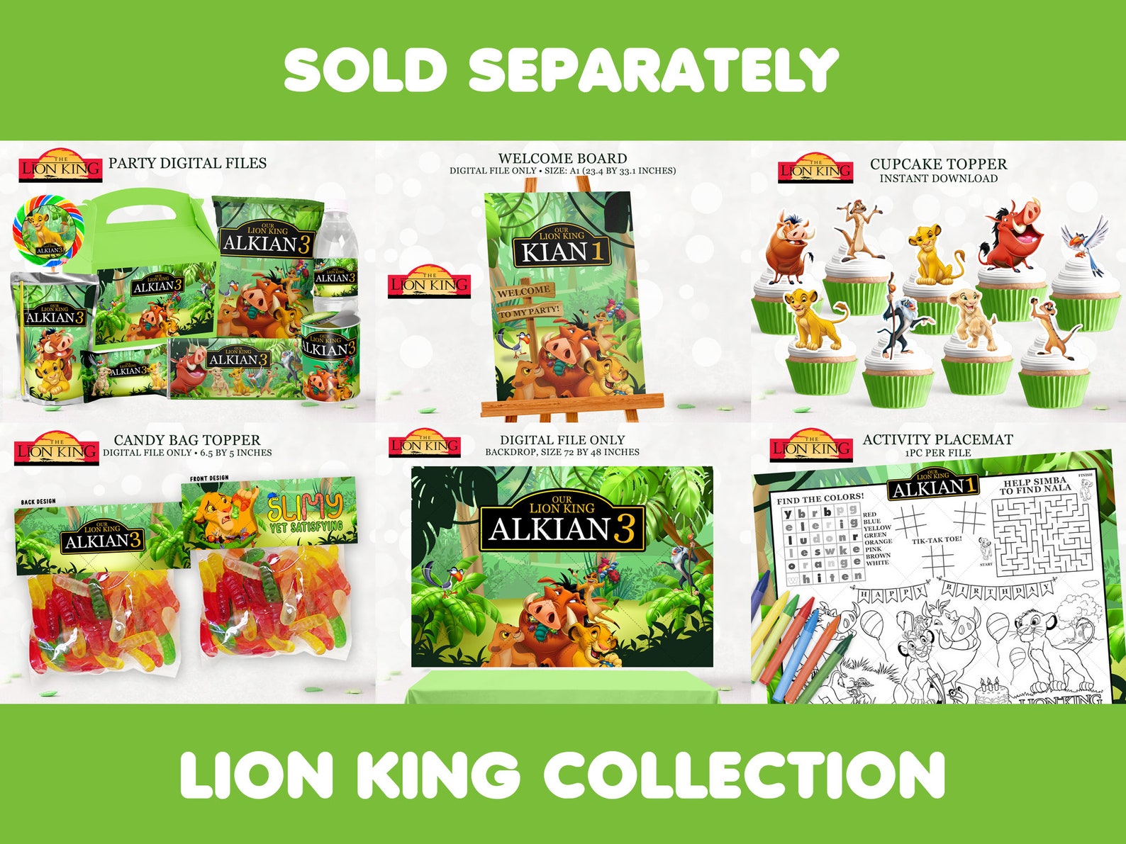 Lion King Thank You Tags Lion King Giveaway Labels Lion Etsy