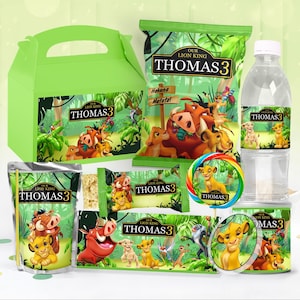 Lion King Birthday Party Package, Lion King Birthday Printables, Lion King Party Kit, Lion King, DIGITAL FILE ONLY 0011