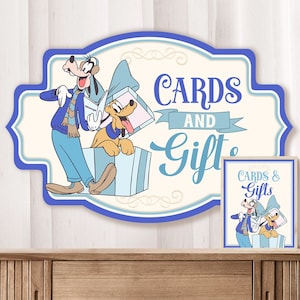 Happiest Birthday Signage, Magical Party Sign, Theme Park Signage, Minnie Party Signage, Gift station signage, 0037 0048