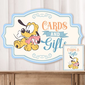 Babyland signage, Minnie baby shower signage, Babyland party sign, Minnie baby shower gift station, DIGITAL FILE ONLY 0044