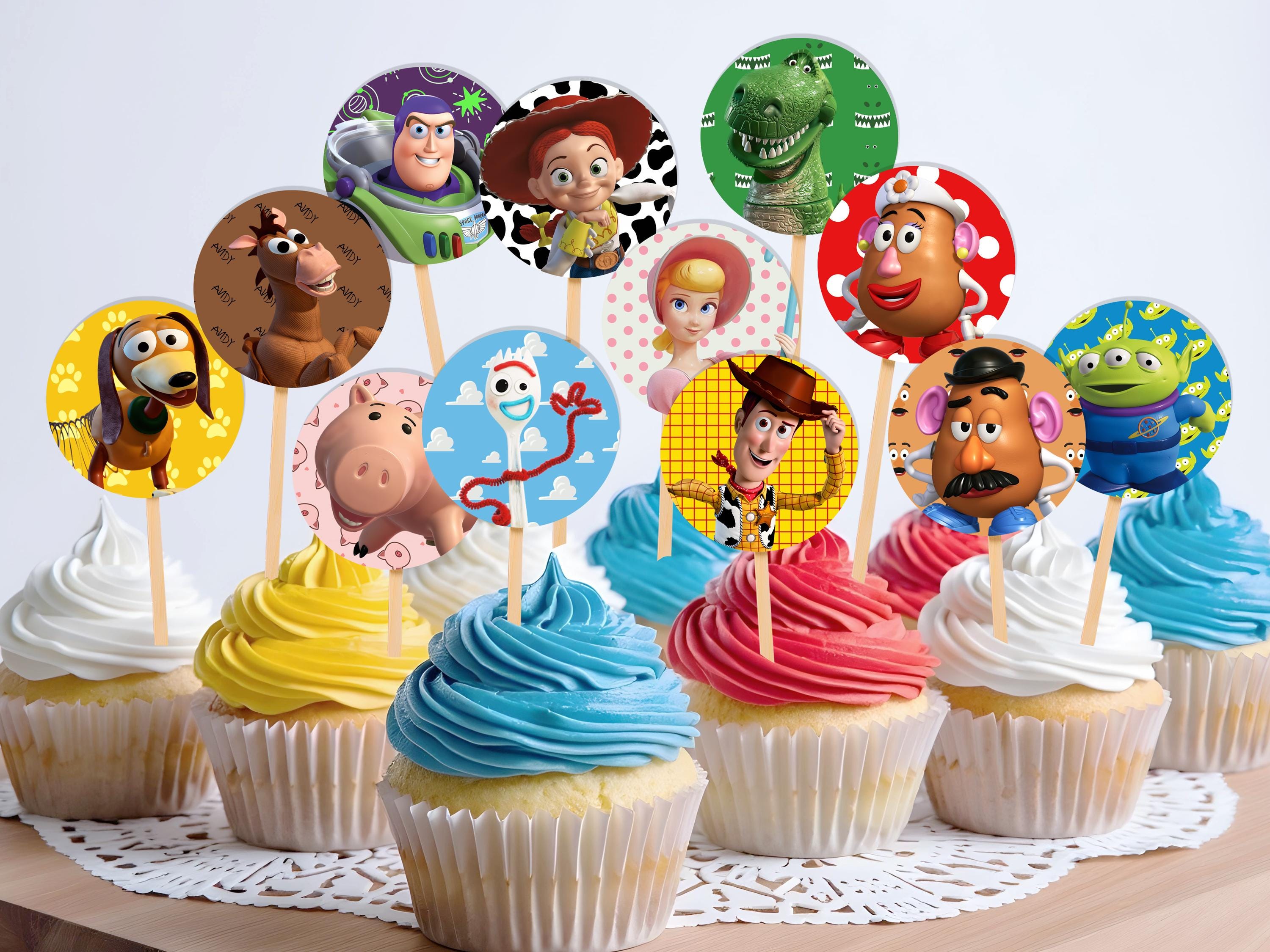 Toy Story Cupcake Topper, Toy Story Printable Cupcake Topper, Toy Story giveaways label, Toy Story, INSTANT DOWNLOAD 0016 0040
