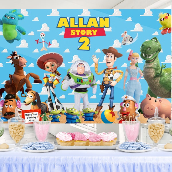 Toy story Backdrop, Toy story Banner, Toy story, DIGITAL FILE ONLY 0016